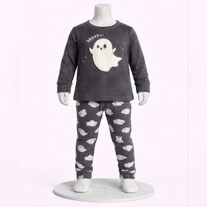 Ghost Print Pajama Set 4T